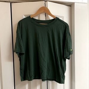 Allbirds Green Crop Top